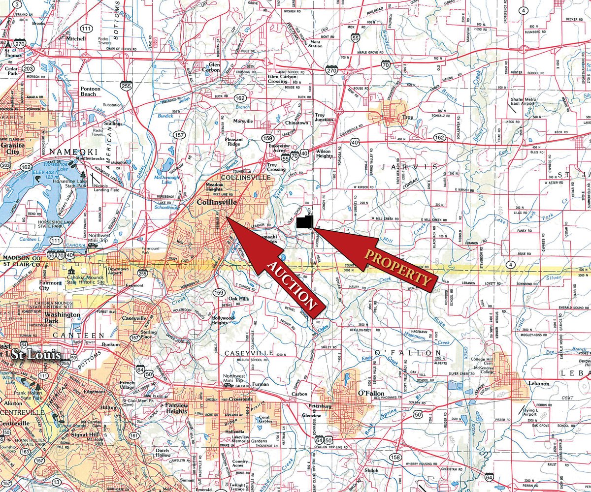 Area map - AUCTION POSTPONED